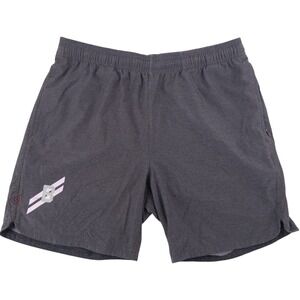 Rhone Guru Mens Medium Gray Unlined Performance Athletic Running Training Shorts